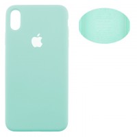 Чехол Silicone Cover Full Apple iPhone XS Max бирюзовый