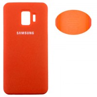 Чехол Silicone Cover Full Samsung J2 Core 2018 J260 оранжевый