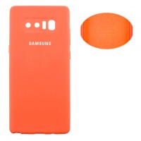 Чехол Silicone Cover Full Samsung Note 8 N950 оранжевый