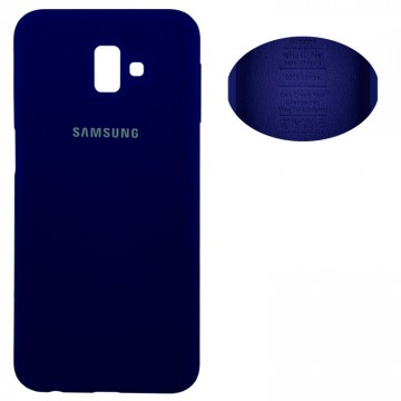 Чехол Silicone Cover Full Samsung J6 Plus 2018 J610 синий в Одессе