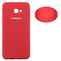 Чехол Silicone Cover Full Samsung J4 Plus 2018 J415 красный