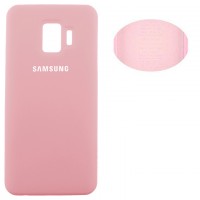 Чехол Silicone Cover Full Samsung J2 Core 2018 J260 розовый