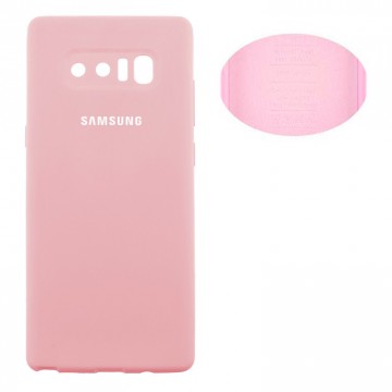 Чехол Silicone Cover Full Samsung Note 8 N950 розовый в Одессе