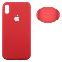 Чехол Silicone Cover Full Apple iPhone XS Max красный