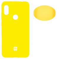 Чехол Silicone Cover Full Xiaomi Redmi Note 6, Note 6 Pro желтый