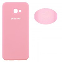 Чехол Silicone Cover Full Samsung J4 Plus 2018 J415 розовый