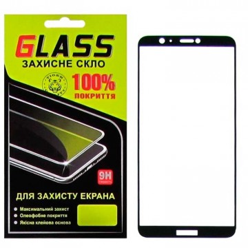 Защитное стекло Full Glue Huawei P Smart, Enjoy 7s black Glass в Одессе