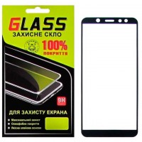 Защитное стекло Full Glue Samsung A6 2018 A600 black Glass