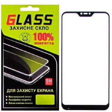 Защитное стекло Full Glue Xiaomi Redmi 6 Pro, Mi A2 Lite black Glass в Одессе