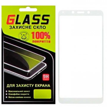 Защитное стекло Full Glue Xiaomi Redmi 6, Redmi 6A white Glass в Одессе