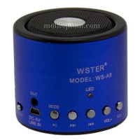 Портативная колонка WSTER WS-A8 синяя