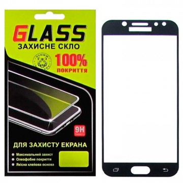 Защитное стекло Full Glue Samsung J5 2017 J530 black Glass в Одессе