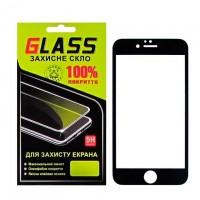 Защитное стекло Full Glue Apple iPhone 6 black Glass