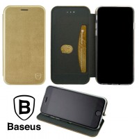 Чехол-книжка Baseus Premium Edge Apple iPhone 7, 8, SE 2020 золотистый