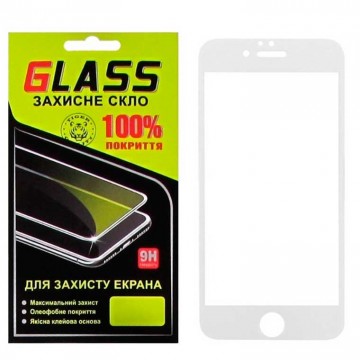 Защитное стекло Full Glue Apple iPhone 6 white Glass в Одессе