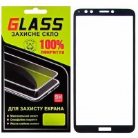 Защитное стекло Full Screen Huawei Enjoy 8, Honor 7C Pro, Nova 2 Lite, Y7 2018, Y7 Prime 2018 black Glass