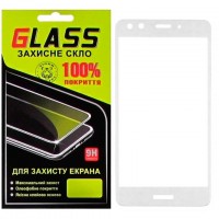 Защитное стекло Full Screen Huawei P9 Lite mini, Nova Lite 2017 white Glass