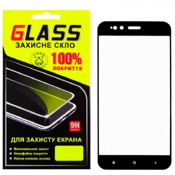 Защитное стекло Full Screen Xiaomi Mi5X, Mi A1 black Glass в Одессе