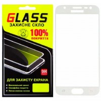 Защитное стекло Full Screen Samsung J3 2017 J330 white Glass