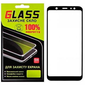 Защитное стекло Full Screen Samsung A6 Plus 2018 A605 black Glass в Одессе