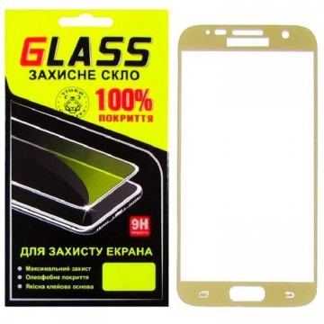 Защитное стекло Full Screen Samsung S7 G930 gold Glass в Одессе