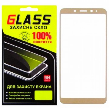 Защитное стекло Full Screen Meizu M6s gold Glass в Одессе