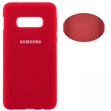 Чехол Silicone Cover Full Samsung S10E G970 красный в Одессе