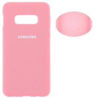 Чехол Silicone Cover Full Samsung S10E G970 розовый