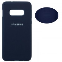 Чехол Silicone Cover Full Samsung S10E G970 синий