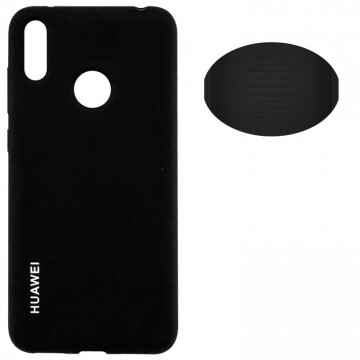 Чехол Silicone Cover Full Huawei Y7 2019, Y7 Prime 2019 черный в Одессе