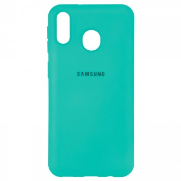 Чехол Silicone Case Full Samsung M20 2019 M205 бирюзовый в Одессе