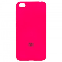 Чехол Silicone Case Full Xiaomi Redmi GO малиновый