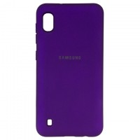 Чехол Silicone Case Full Samsung A10 2019 A105 фиолетовый