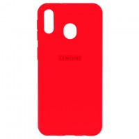 Чехол Silicone Case Full Samsung M20 2019 M205 красный