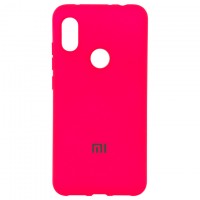 Чехол Silicone Case Full Xiaomi Redmi Note 6 Pro малиновый