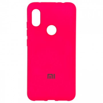 Чехол Silicone Case Full Xiaomi Redmi Note 6 Pro малиновый в Одессе