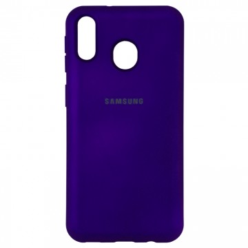 Чехол Silicone Case Full Samsung M20 2019 M205 фиолетовый в Одессе