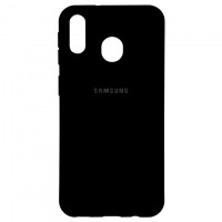 Чехол Silicone Case Full Samsung M20 2019 M205 черный