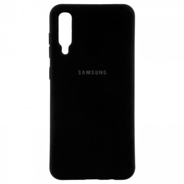 Чехол Silicone Case Full Samsung A30s 2019 A307, A50 2019 A505, A50s 2019 A507 черный в Одессе