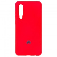 Чехол Silicone Case Full Huawei P30 красный