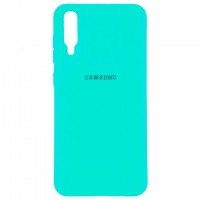 Чехол Silicone Case Full Samsung A30s 2019 A307, A50 2019 A505, A50s 2019 A507 бирюзовый