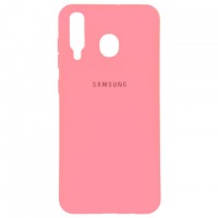 Чехол Silicone Case Full Samsung M30 2019 M305 розовый