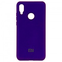 Чехол Silicone Case Full Xiaomi Redmi 7 фиолетовый