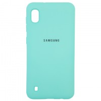 Чехол Silicone Case Full Samsung A10 2019 A105 бирюзовый