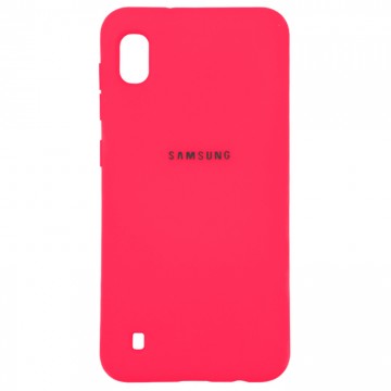 Чехол Silicone Case Full Samsung A10 2019 A105 малиновый в Одессе