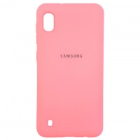 Чехол Silicone Case Full Samsung A10 2019 A105 розовый