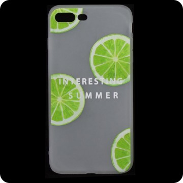 Чехол силиконовый Summer Apple iPhone 7 Plus, 8 Plus Lime в Одессе