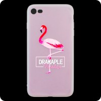 Чехол силиконовый Summer Apple iPhone 7, 8, SE 2020 Flamingo