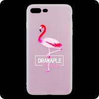 Чехол силиконовый Summer Apple iPhone 7 Plus, 8 Plus Flamingo