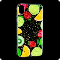 Чехол накладка Glue Case Apple iPhone X, XS Fruits